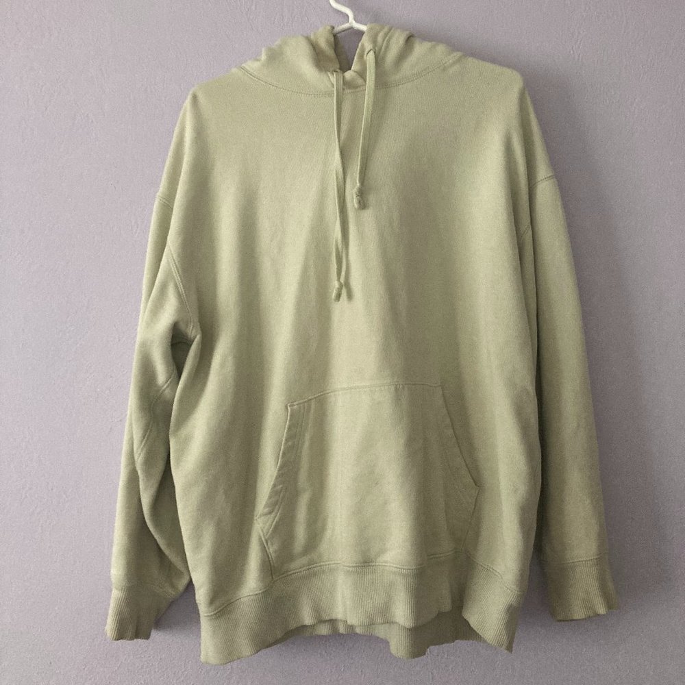 Light green oversized UNIQLO Hoodie